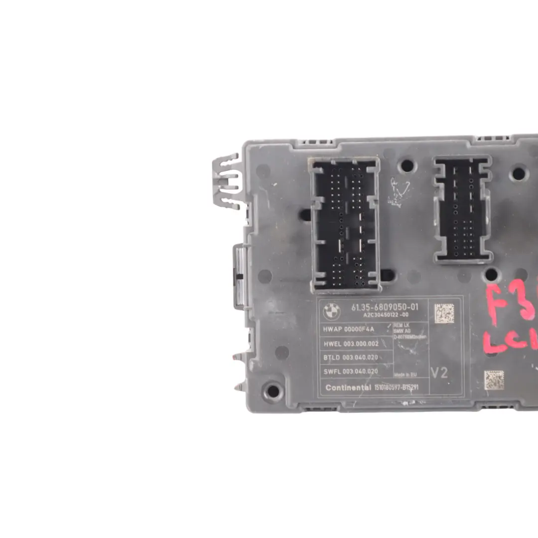 Elettronico Posteriore REM Scatola Fusibili V2 ECU per BMW F20 F30 F36 con numero di parte 6809050 BMW F20 F30 F36 Elettronico Posteriore REM Scatola Fusibili V2 ECU - SKU 6809050 - Numero di parte 6809050