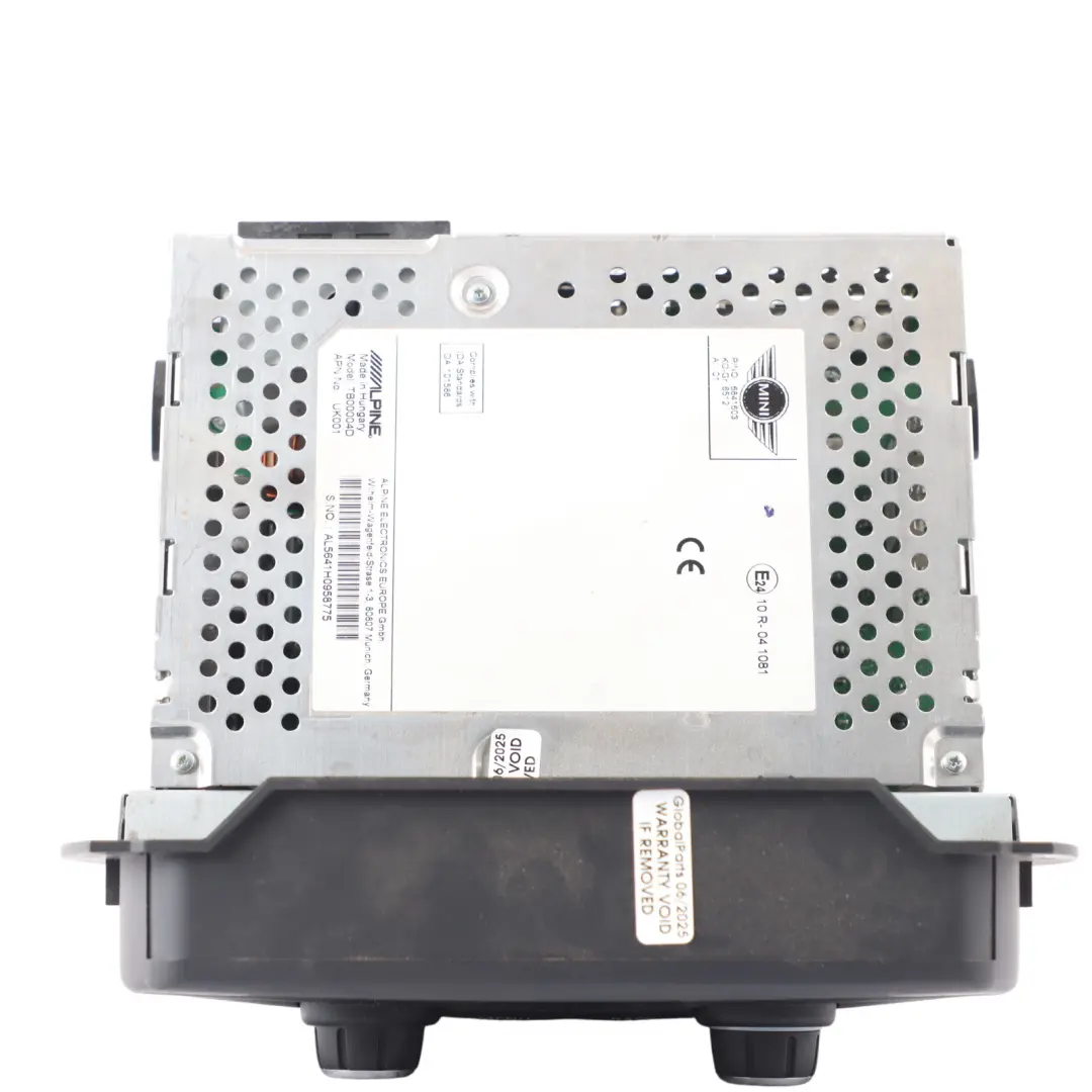 Mini Cooper F54 F55 F56 F60 Radio CD Player Media Head Unit Alpine - SKU 6841603-1 - Part number 6841603