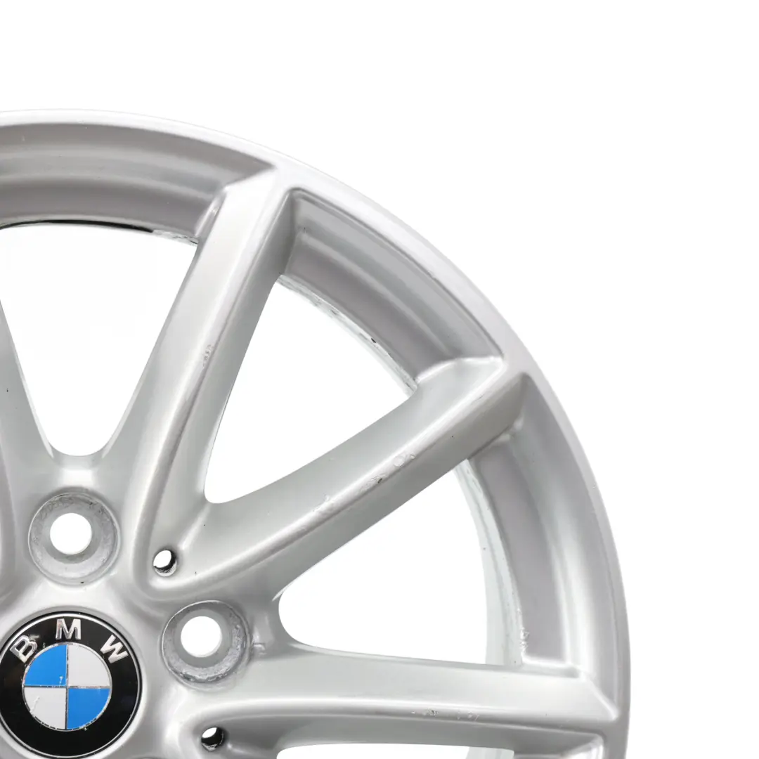 Alloy Wheel Rim 16" ET:52 7J V-spoke 471 Reflexsilber to BMW F45 F46 Silver with Part number 6855080 BMW F45 F46 Silver Alloy Wheel Rim 16" ET:52 7J V-spoke 471 Reflexsilber - SKU 6855080-3 - Part number 6855080