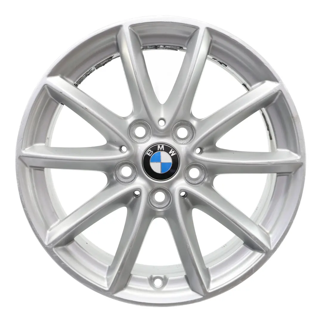 Rim BMW F45 F46 Reflexsilber Silver Alloy 16" V-spoke 471 ET:52 7J to Wheel with Part number 6855080 Wheel Rim BMW F45 F46 Reflexsilber Silver Alloy 16" V-spoke 471 ET:52 7J - SKU 6855080-4 - Part number 6855080