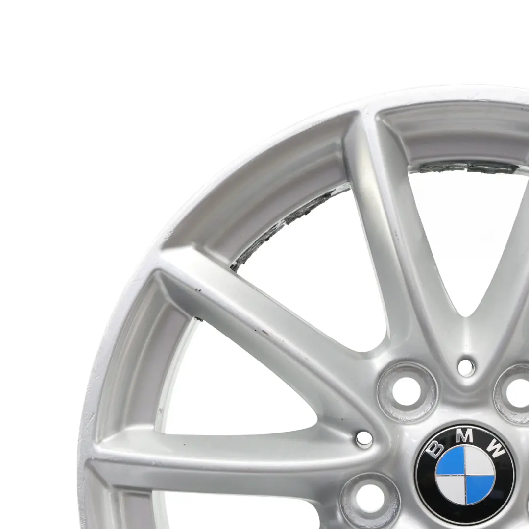 Rim BMW F45 F46 Reflexsilber Silver Alloy 16" V-spoke 471 ET:52 7J to Wheel with Part number 6855080 Wheel Rim BMW F45 F46 Reflexsilber Silver Alloy 16" V-spoke 471 ET:52 7J - SKU 6855080-4 - Part number 6855080