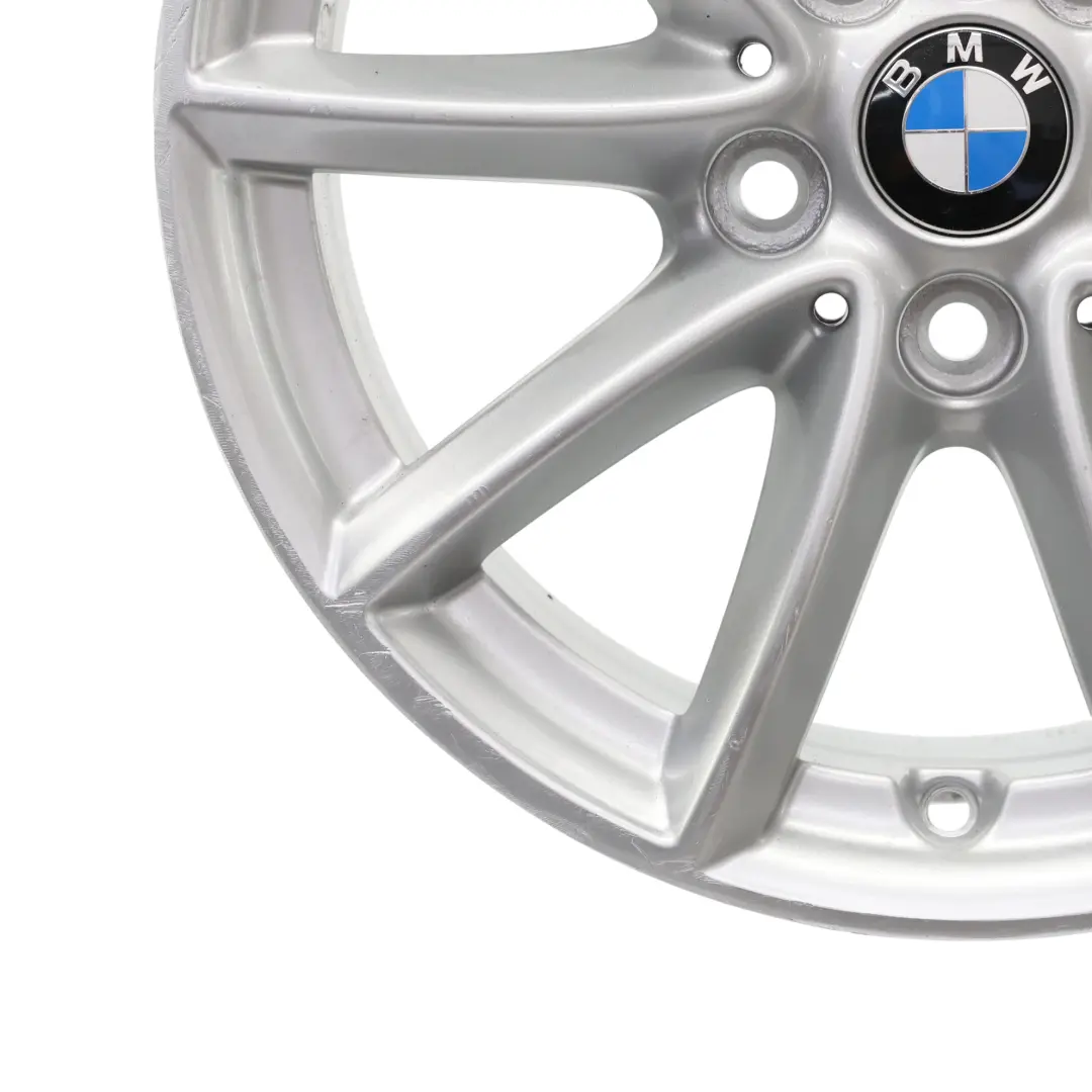 Rim BMW F45 F46 Reflexsilber Silver Alloy 16" V-spoke 471 ET:52 7J to Wheel with Part number 6855080 Wheel Rim BMW F45 F46 Reflexsilber Silver Alloy 16" V-spoke 471 ET:52 7J - SKU 6855080-4 - Part number 6855080