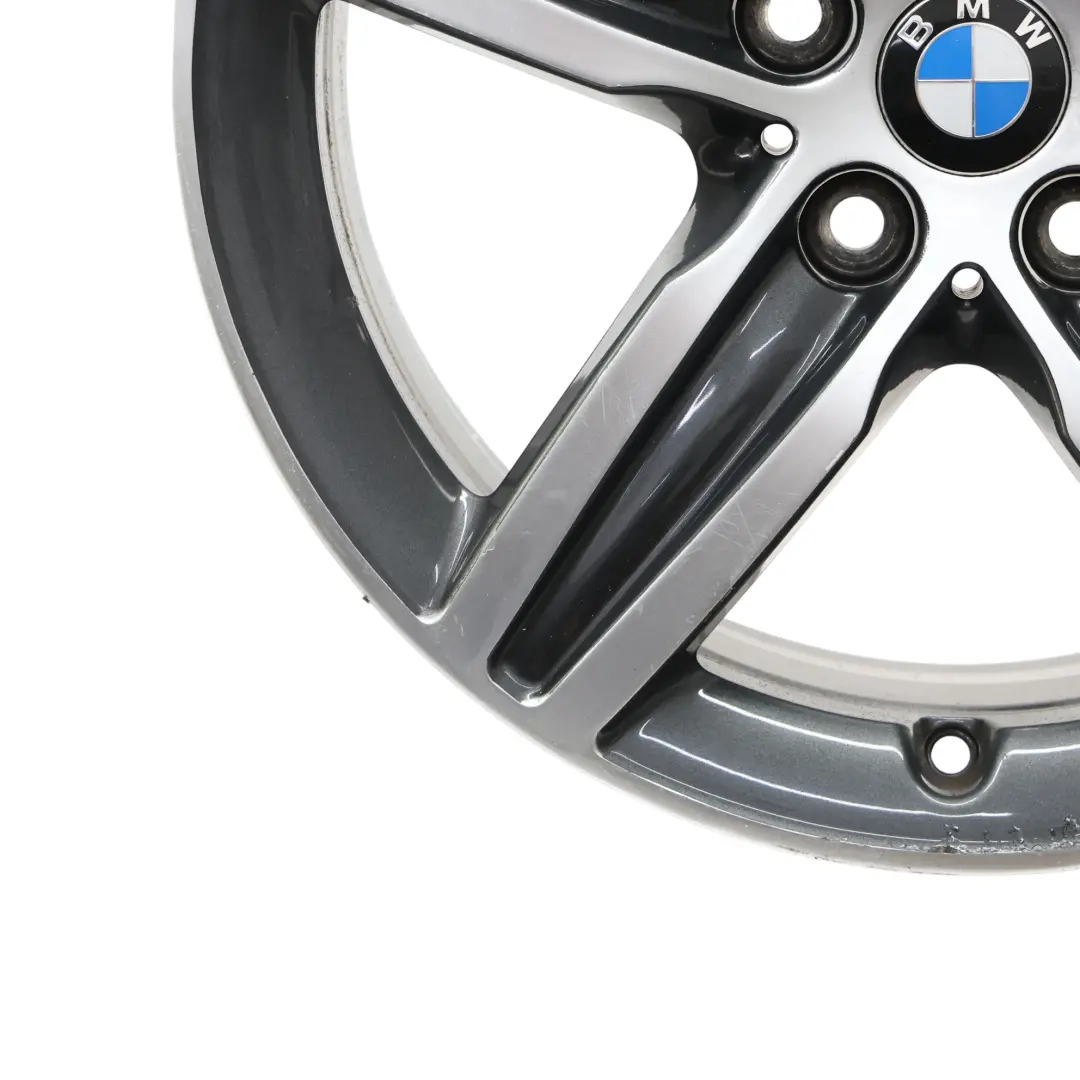 Orbitgrey Alloy Wheel Rim 17" 7,5J ET:54 Star Spoke 379 to BMW F45 F46 with Part number 6855091 BMW F45 F46 Orbitgrey Alloy Wheel Rim 17" 7,5J ET:54 Star Spoke 379 - SKU 6855091-3 - Part number 6855091