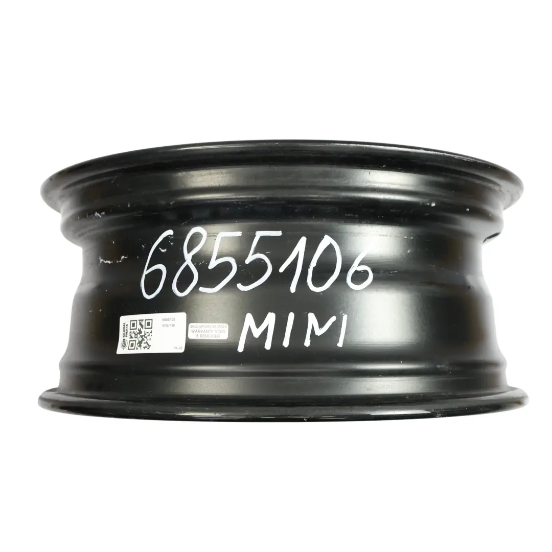 Mini Cooper One F55 F56 Black Wheel Alloy Rim 16" 6,5J Victory Spoke 495 ET:54 - SKU 6855106 - Part number 6855106