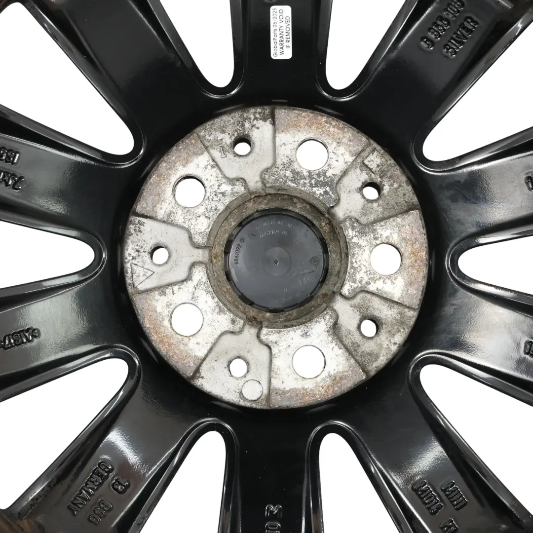 Mini Cooper F55 F56 Black Wheel Alloy Rim 17" ET:54 7J Cosmos Spoke 499 - SKU 6855109-3 - Part number 6855109