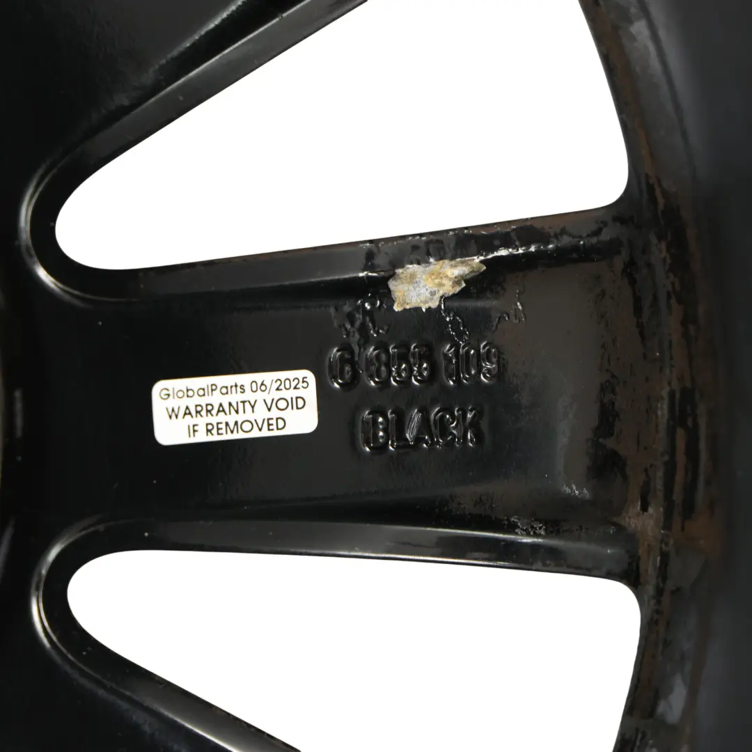 Mini Cooper F55 F56 Black Wheel Alloy Rim 17" ET:54 7J Cosmos Spoke 499 - SKU 6855109-3 - Part number 6855109