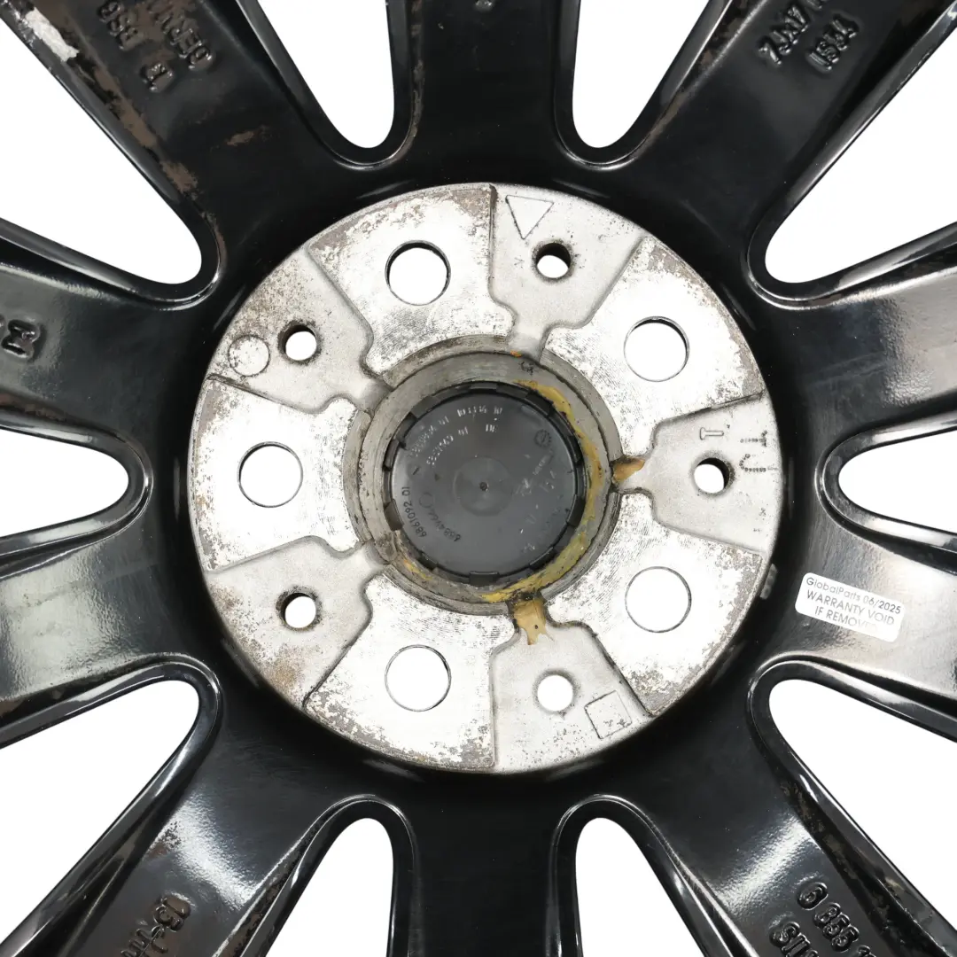 Mini Cooper F55 F56 Black Wheel Alloy Rim 17" ET:54 7J Cosmos Spoke 499 - SKU 6855109-4 - Part number 6855109