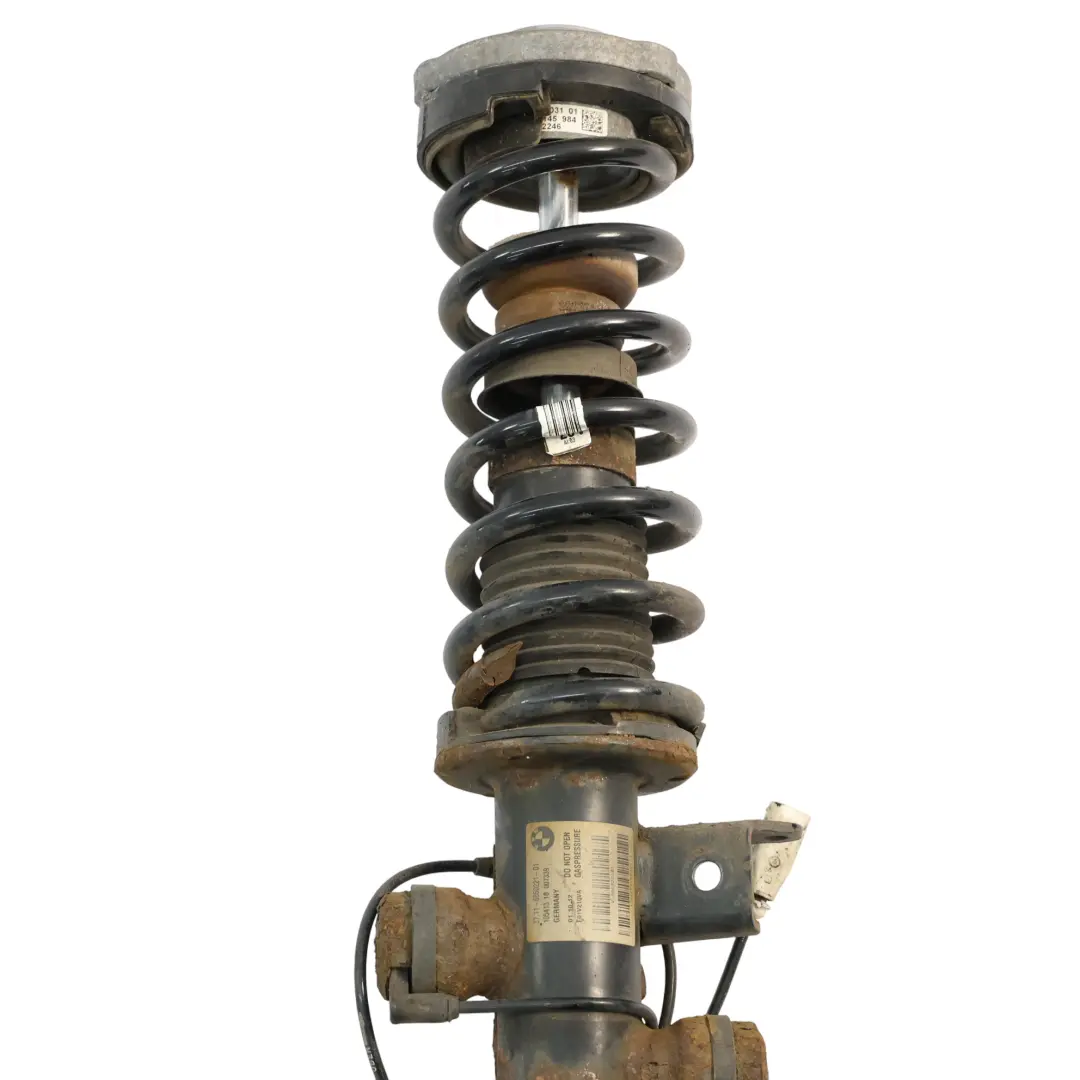 Strut BMW F01 LCI F07 GT Front Left N/S Spring Shock Absorber 6850221 to Spring with Part number 6863115 Spring Strut BMW F01 LCI F07 GT Front Left N/S Spring Shock Absorber 6850221 - SKU 6863115-1 - Part number 6863115