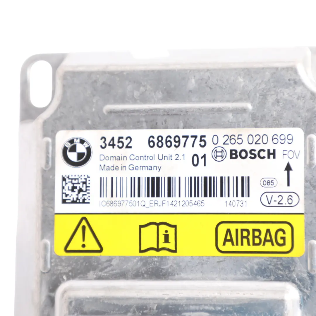 BMW X3 F25 ICM Control Unit Module Air Module ECU - SKU 6869775 - Part number 6869775