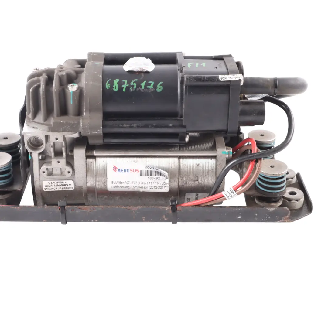 Suspension Compressor BMW F01 F02 F07 F11 Air Supply Motor 163492 to with Part number 6875176 Suspension Compressor BMW F01 F02 F07 F11 Air Supply Motor 163492 - SKU 6875176-4 - Part number 6875176