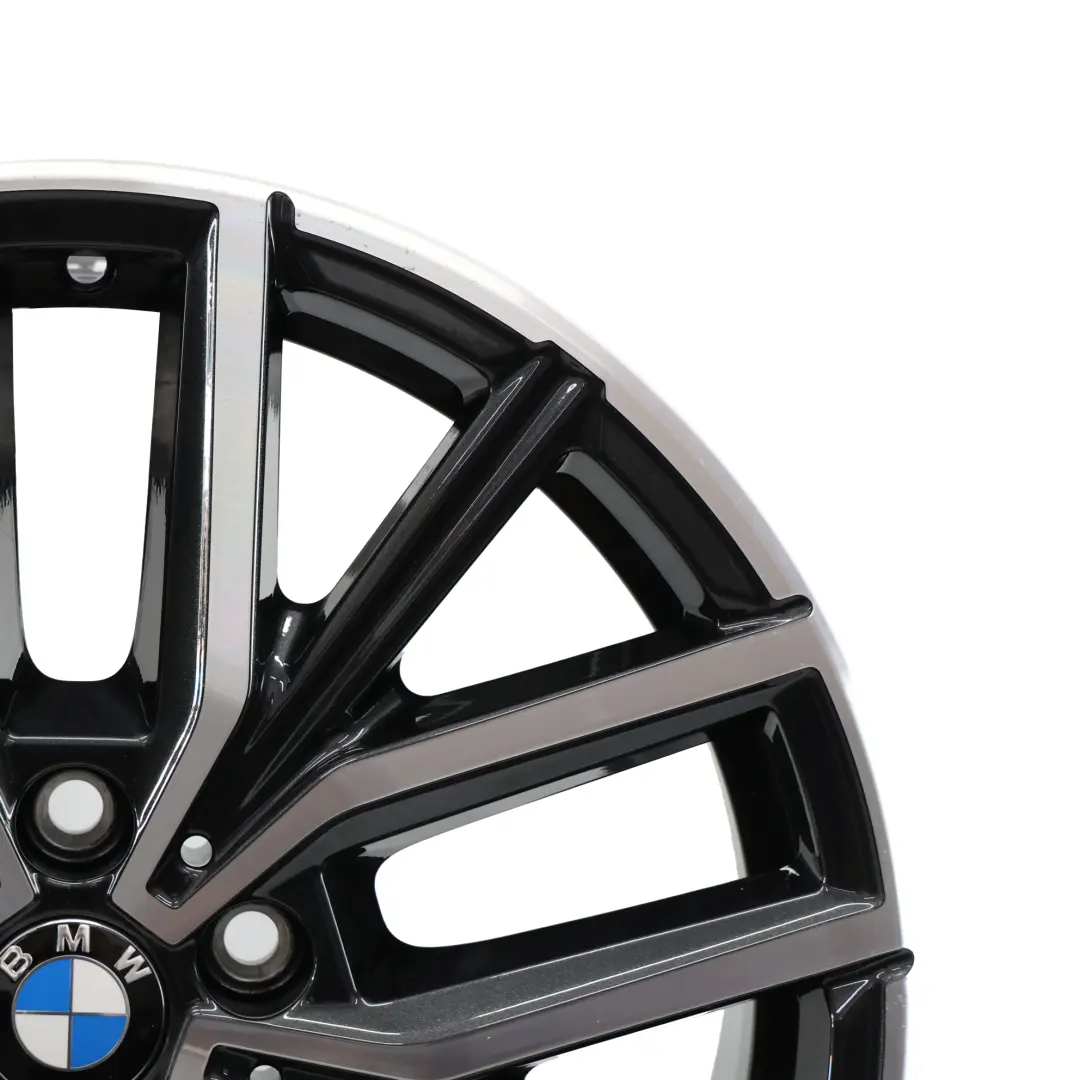 Rim Alloy Double Spoke - 838M 18" 7,5J ET:50 to BMW U06 Wheel with Part number 6891179 BMW U06 Wheel Rim Alloy Double Spoke - 838M 18" 7,5J ET:50 - SKU 6891179-3 - Part number 6891179
