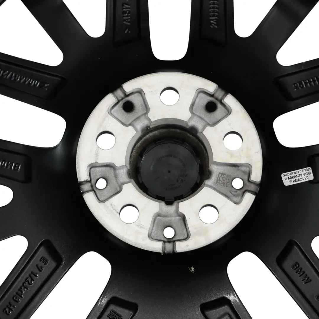 BMW U06 Wheel Rim Alloy Double Spoke - 838M 18" 7,5J ET:50 Midnight Gray - SKU 6891179-4 - Part number 6891179