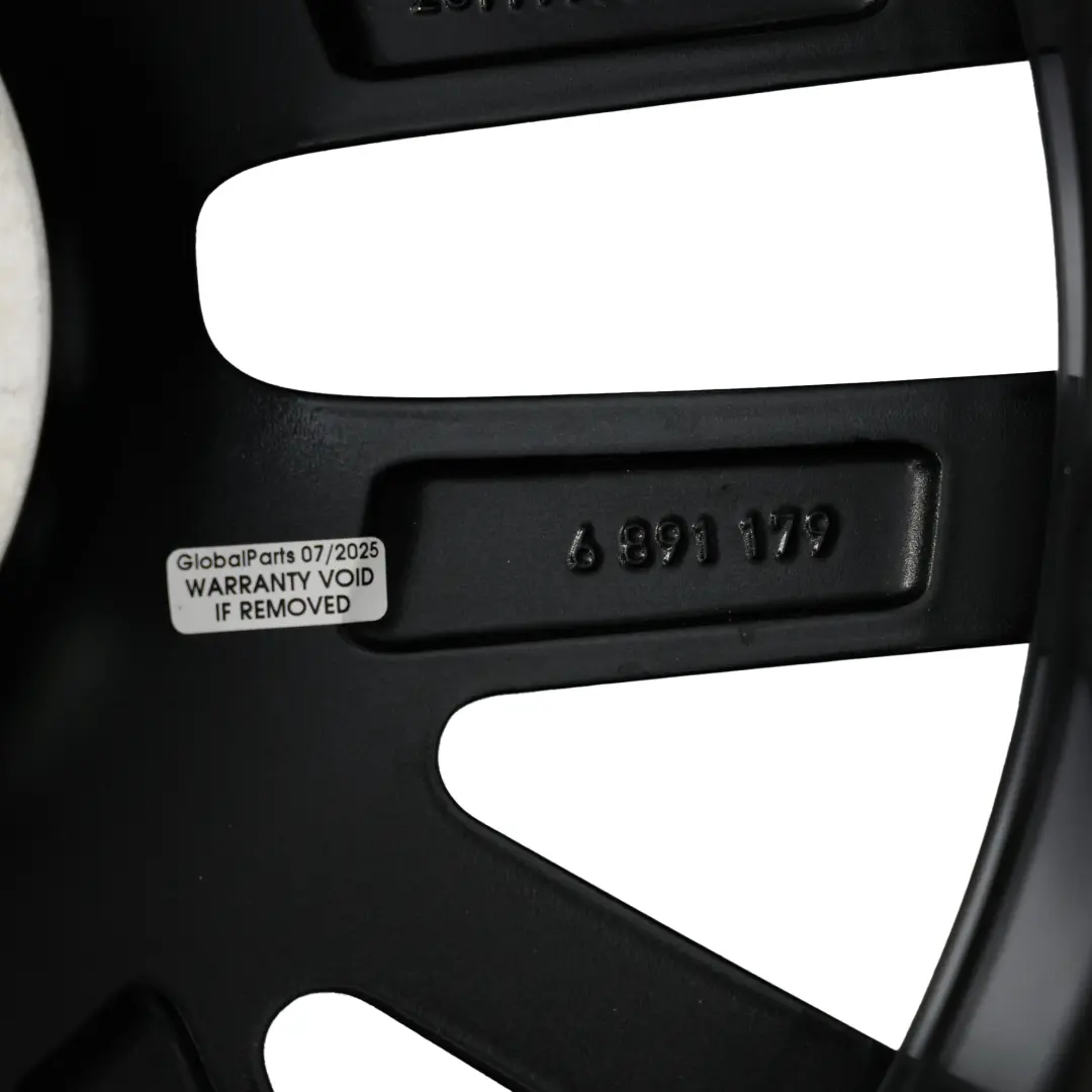 Rim Alloy Double Spoke - 838M 18" 7,5J ET:50 Midnight Gray to BMW U06 Wheel with Part number 6891179 BMW U06 Wheel Rim Alloy Double Spoke - 838M 18" 7,5J ET:50 Midnight Gray - SKU 6891179-4 - Part number 6891179