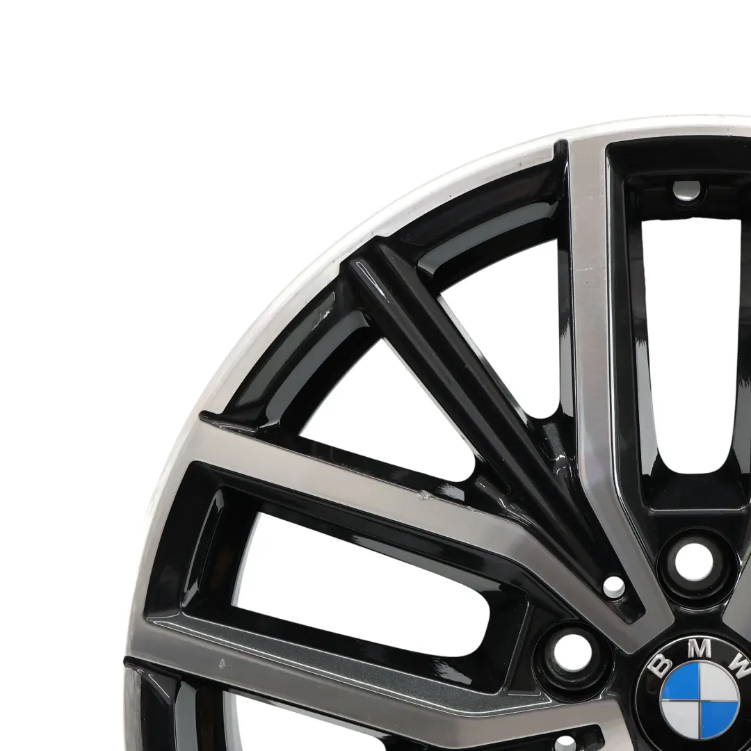 Rim Alloy Double Spoke - 838M 18" 7,5J ET:50 Midnight Gray to BMW U06 Wheel with Part number 6891179 BMW U06 Wheel Rim Alloy Double Spoke - 838M 18" 7,5J ET:50 Midnight Gray - SKU 6891179-4 - Part number 6891179