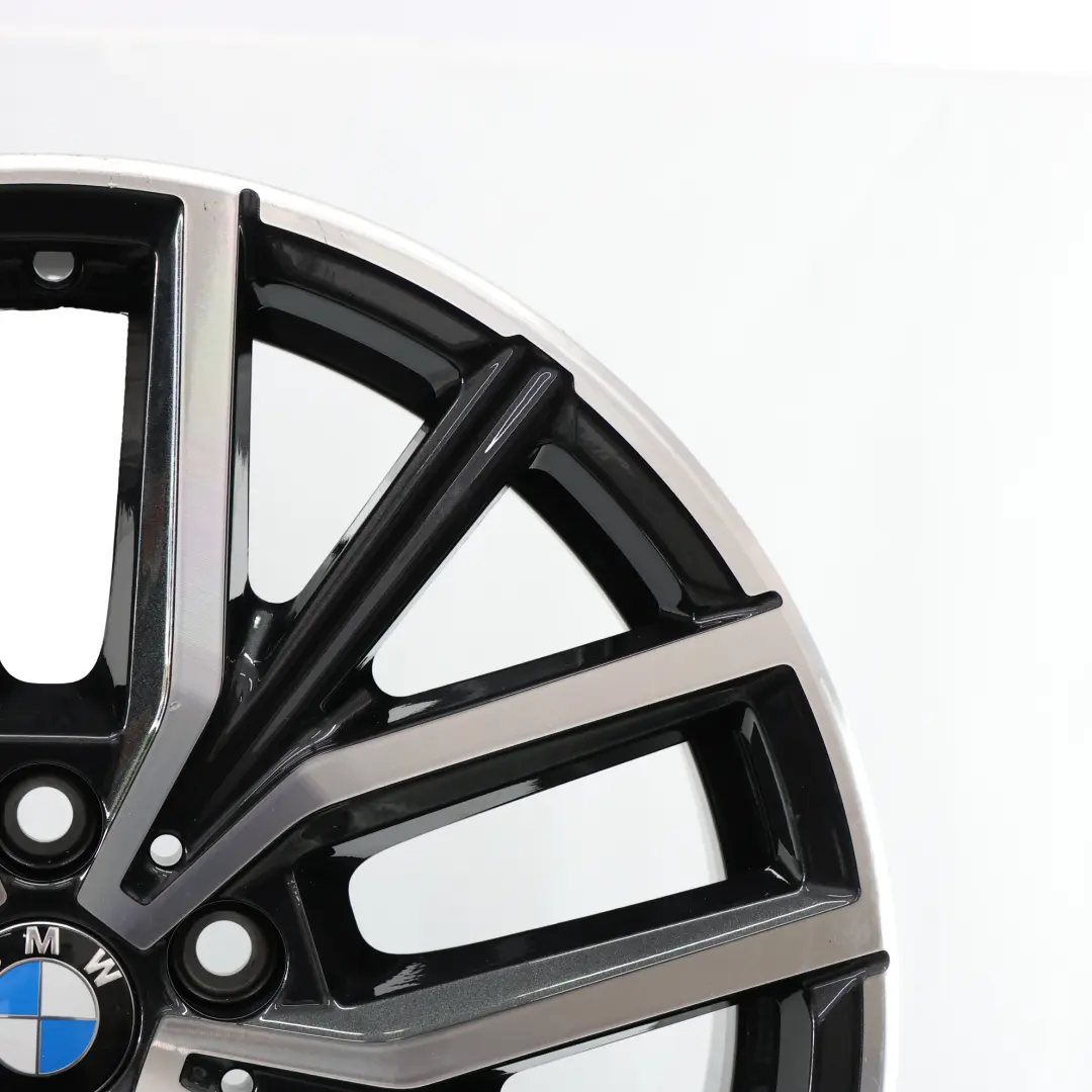 BMW U06 Wheel Rim Alloy Double Spoke - 838M 18" 7,5J ET:50 Midnight Gray - SKU 6891179-4 - Part number 6891179