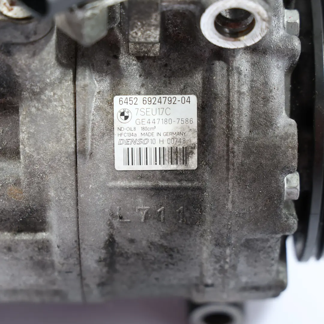 BMW E90 E91 E92 E93 LCi M57N2 Diesel Air Conditioning A/C Compressor - SKU 6924792-1 - Part number 6924792