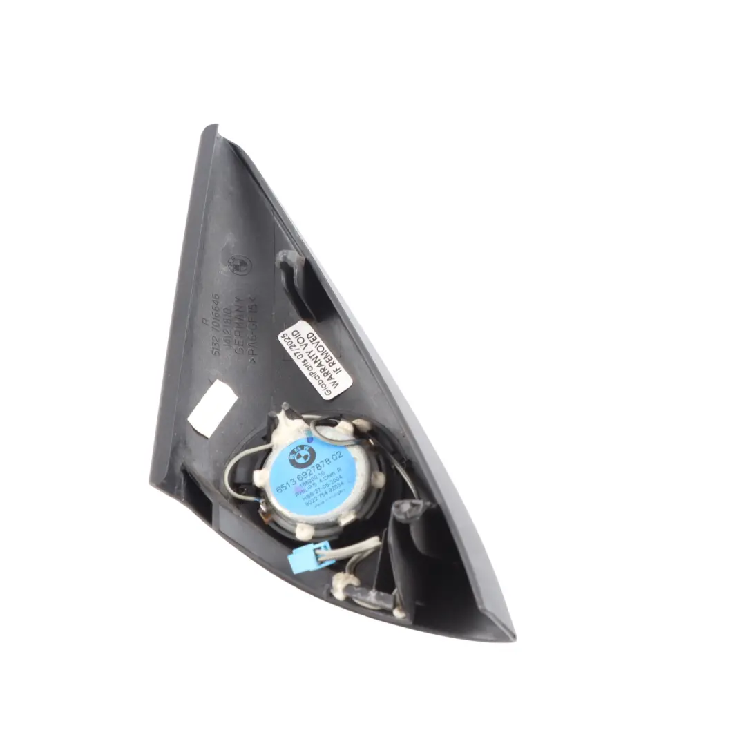 Loudspeaker Door Speaker Tweeter SET Left Right N/O/S to BMW Z4 E85 with Part number 6927878 BMW Z4 E85 Loudspeaker Door Speaker Tweeter SET Left Right N/O/S - SKU 6927878 - Part number 6927878