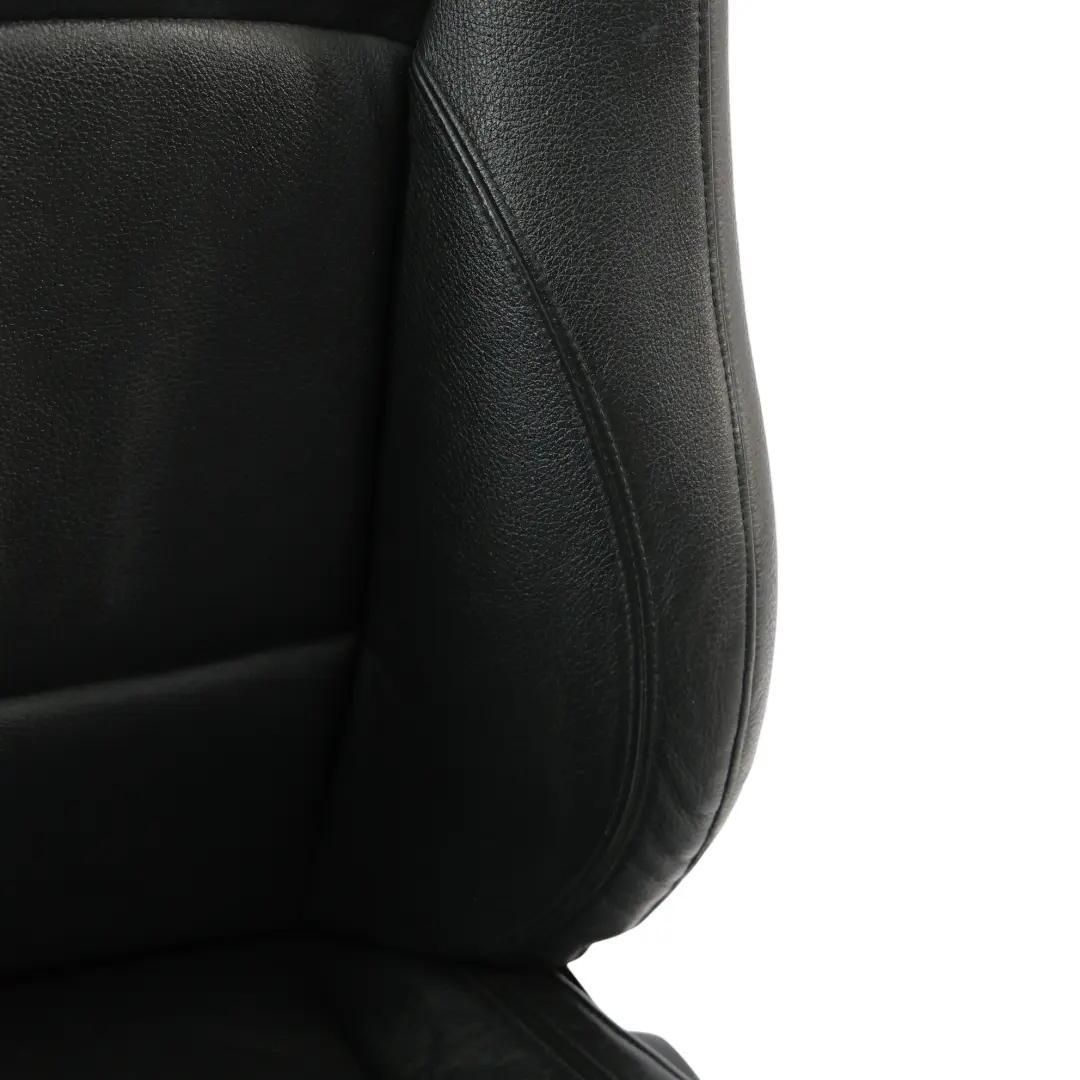 Front Left N/S Interior M Sport Heated Black Leather Dakota to BMW E90 E91 Seat with Part number 6956395 BMW E90 E91 Seat Front Left N/S Interior M Sport Heated Black Leather Dakota - SKU 6956395-4 - Part number 6956395