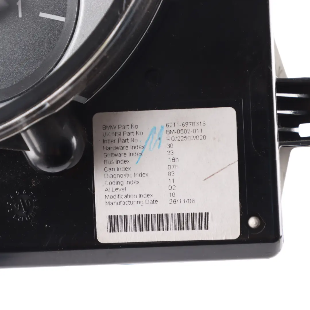 MINI Cooper One R50 R52 R53 Instrument Cluster Chrono Package Switches - SKU 6978316 - Part number 6978316