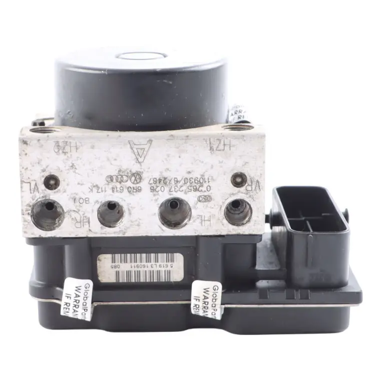 Audi A1 8X ABS Pump Wheel Braking Control Unit Module 6R0907379S 6R0907379AB - SKU 6C0907379S - Part number 6C0907379S