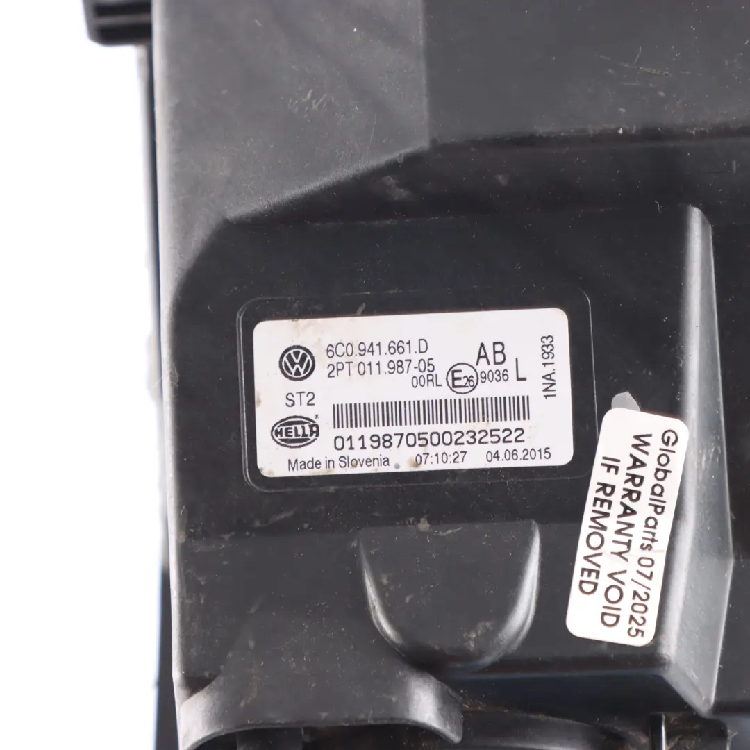 Fog Lamp Bumper Light Front Left N/S to Volkswagen VW Polo 6R with Part number 6C0941661D Volkswagen VW Polo 6R Fog Lamp Bumper Light Front Left N/S - SKU 6C0941661D - Part number 6C0941661D