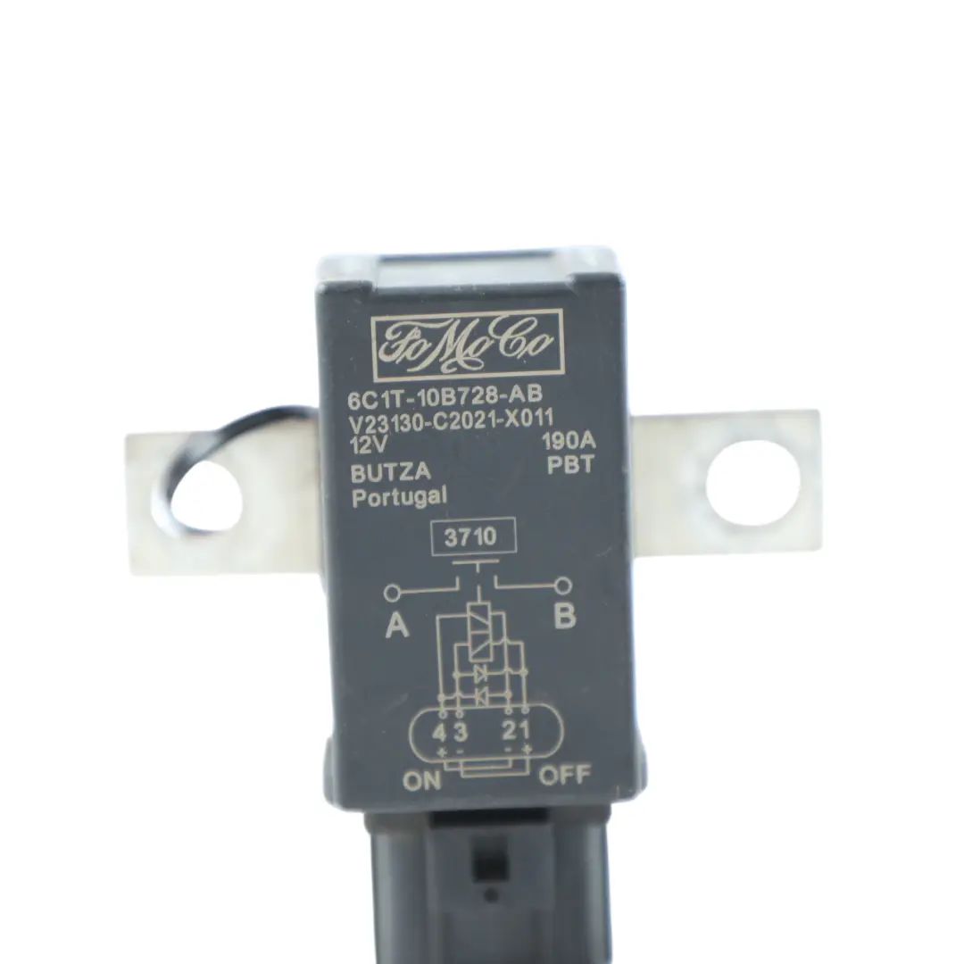Crash Disconnection Control Relay to Ford Transit Mk7 Battery with Part number 6C1T-10B728-AB Ford Transit Mk7 Battery Crash Disconnection Control Relay - SKU 6C1T-10B728-AB - Part number 6C1T-10B728-AB