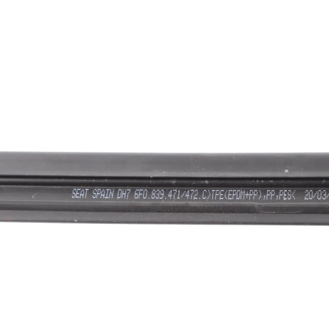 Seat Ibiza Mk5 5Dr Door Window Inner Seal Gasket Rear Left N/S - SKU 6F0839471C - Part number 6F0839471C