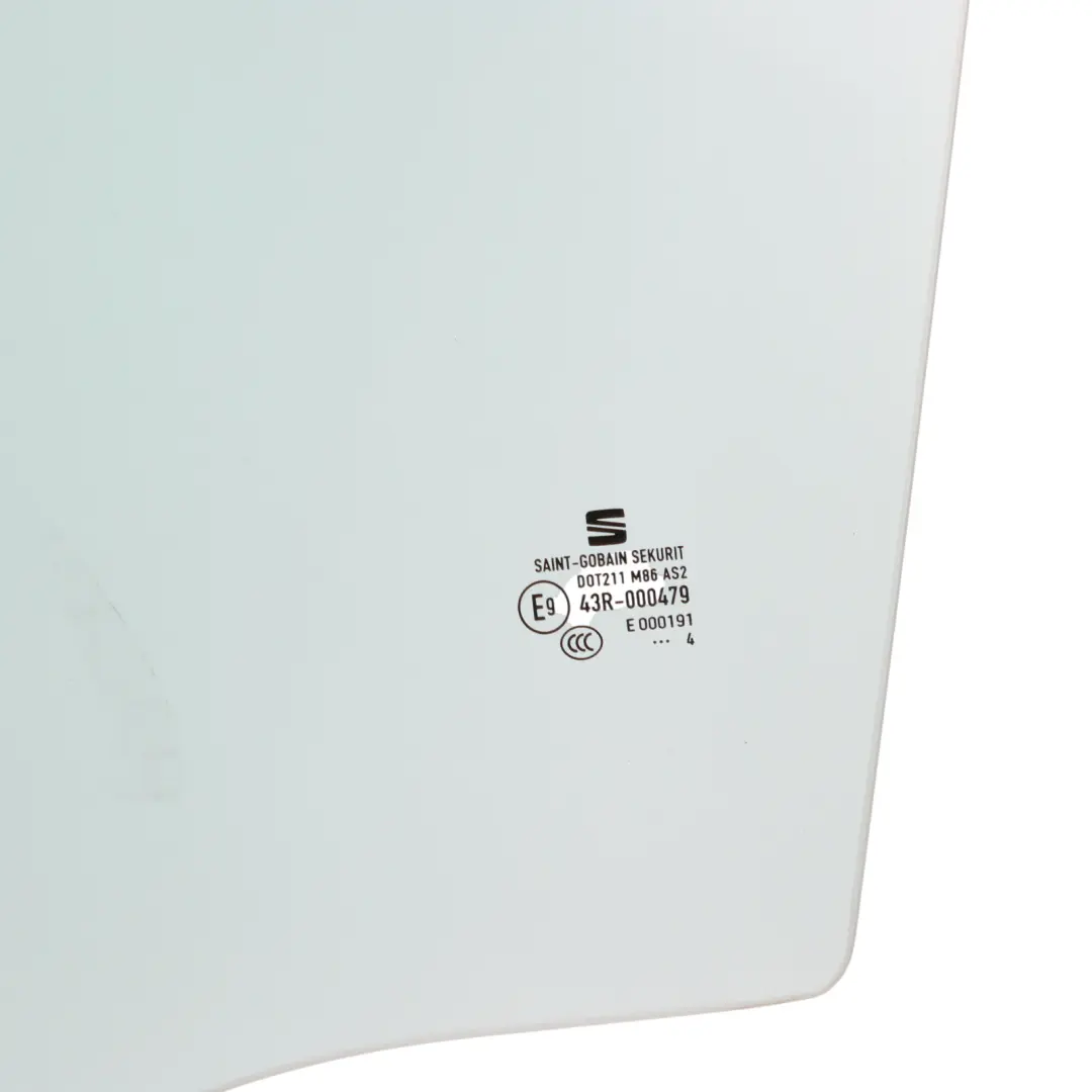 Seat Ibiza Mk5 5Dr Front Door Window Glass Front Left AS2 N/S - SKU 6F0845201 - Part number 6F0845201