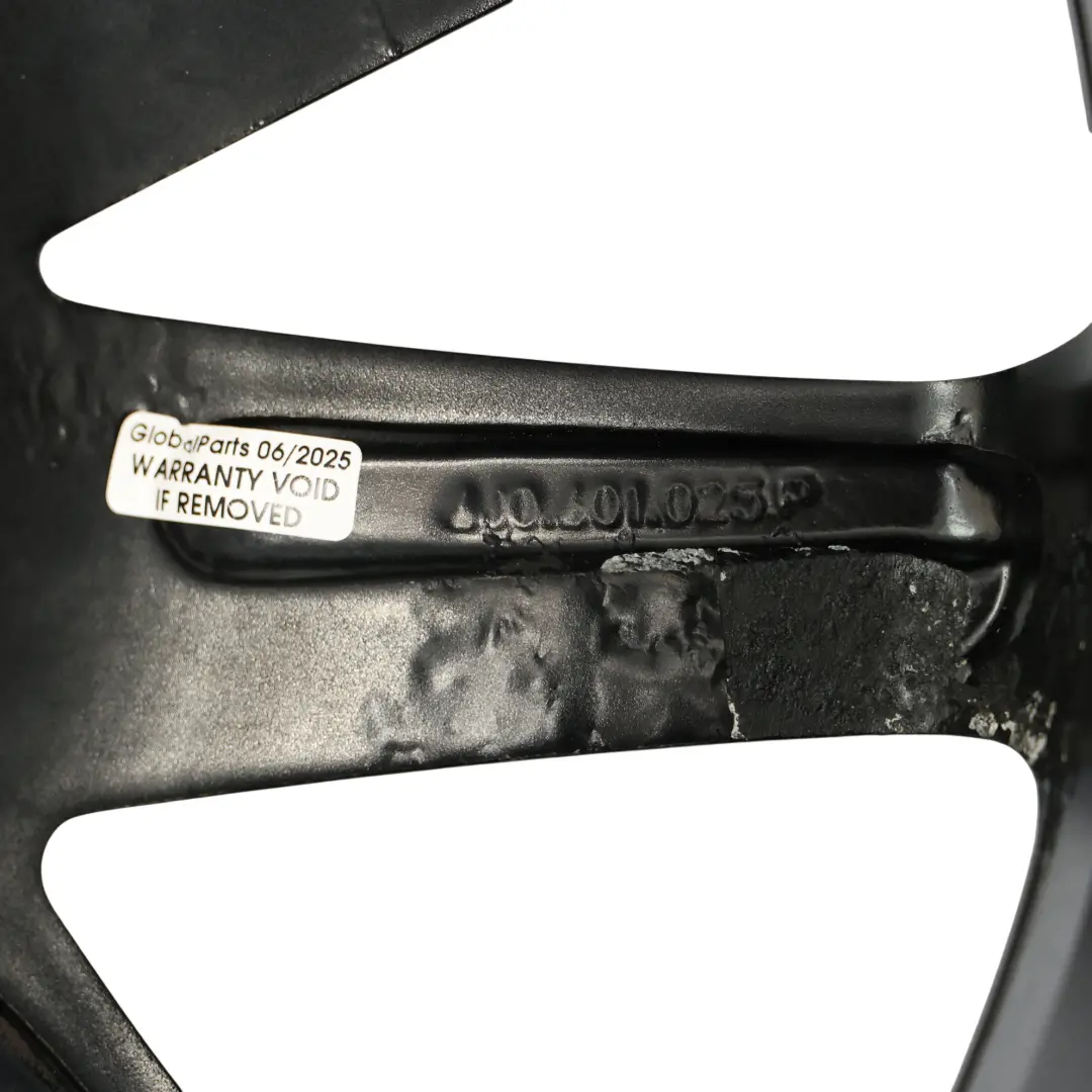 Seat Ibiza Mk4 6J Schwarz Leicht Metall Rad 17" 10 Speichen 7J ET:43 - SKU 6J0601025P-5 - Teilenummer 6J0601025P