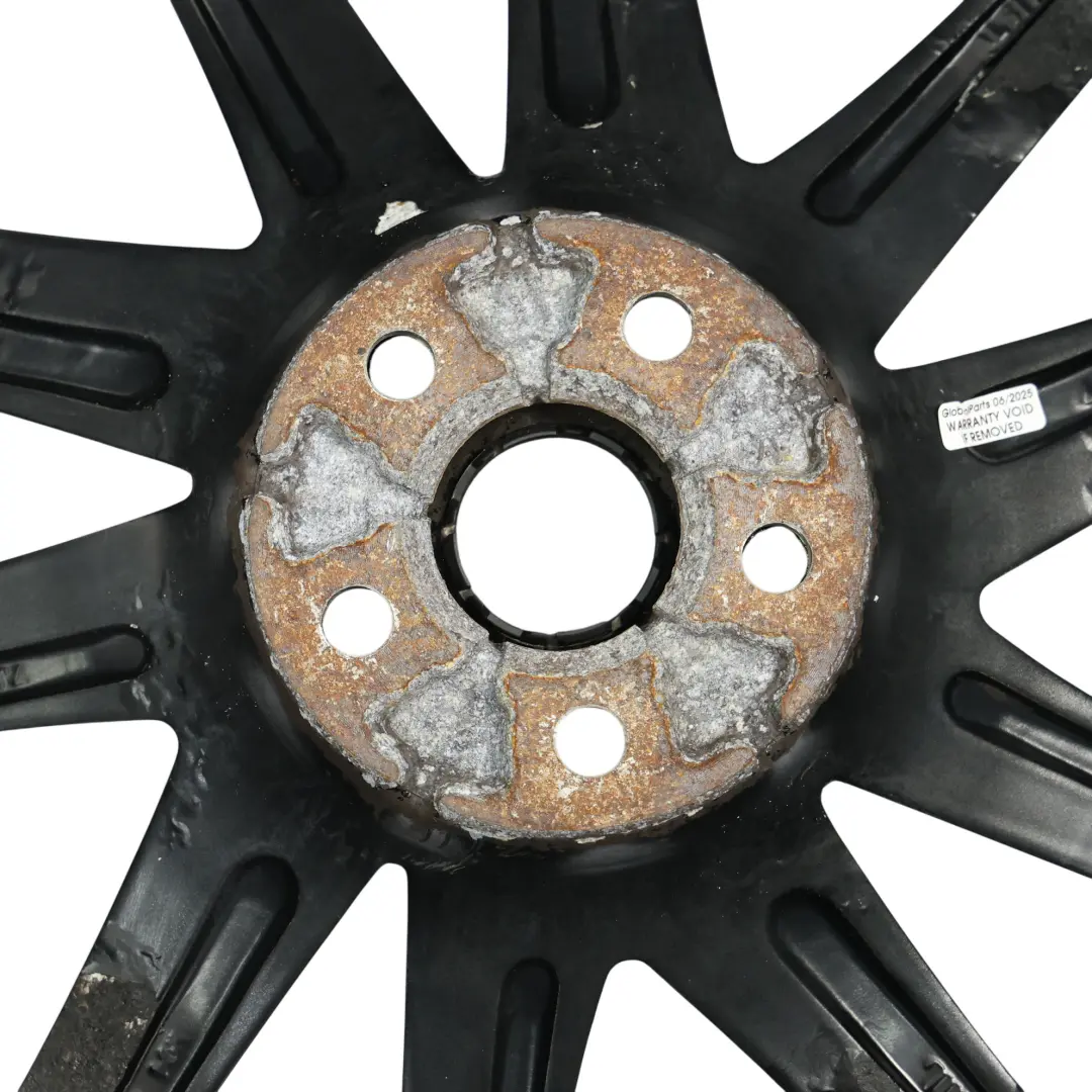 Seat Ibiza Mk4 6J Schwarz Leicht Metall Rad 17" 10 Speichen 7J ET:43 - SKU 6J0601025P-5 - Teilenummer 6J0601025P