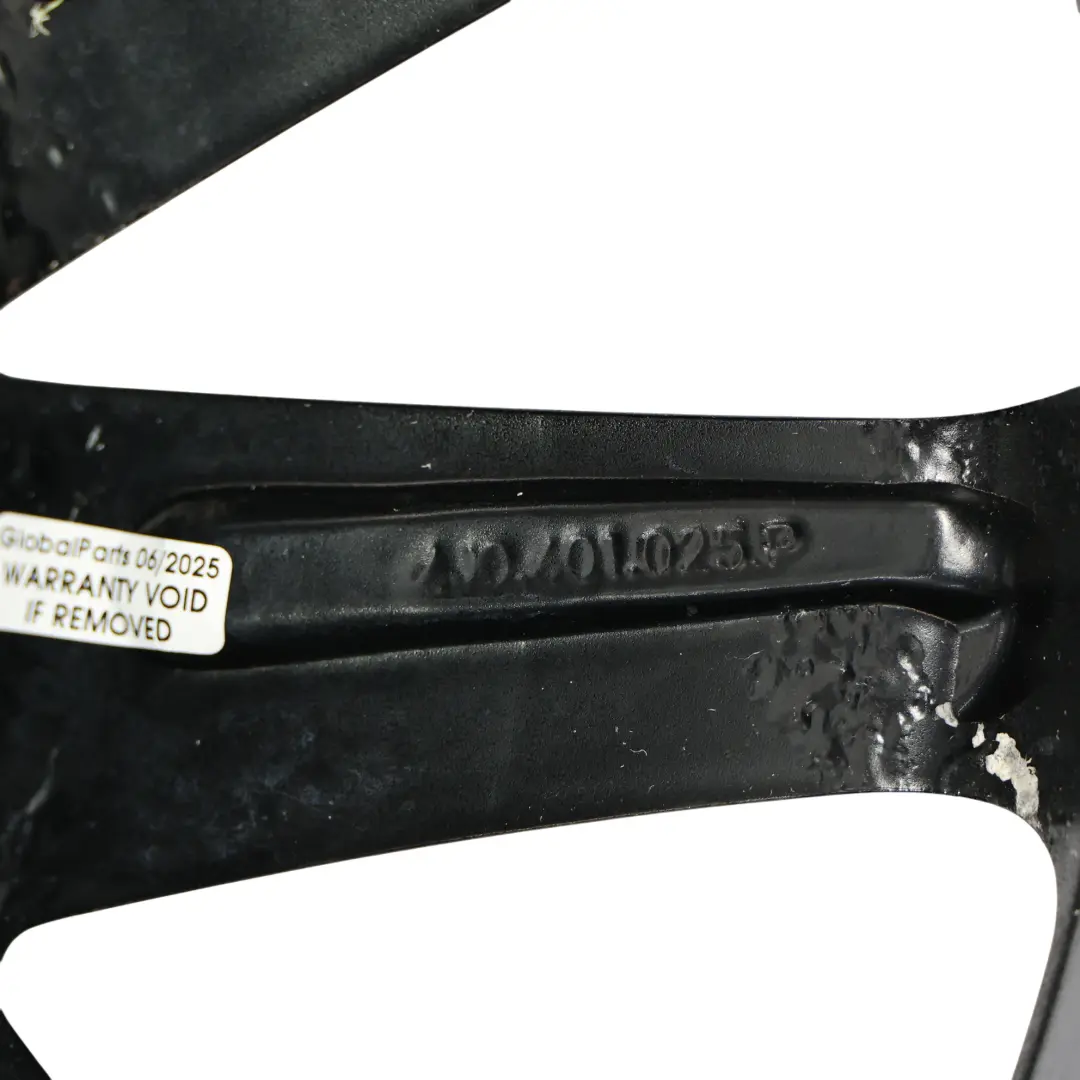 Seat Ibiza Mk4 6J Nero Cerchio In Lega 17" 10 Razze 7J ET:43 - SKU 6J0601025P-6 - Numero di parte 6J0601025P