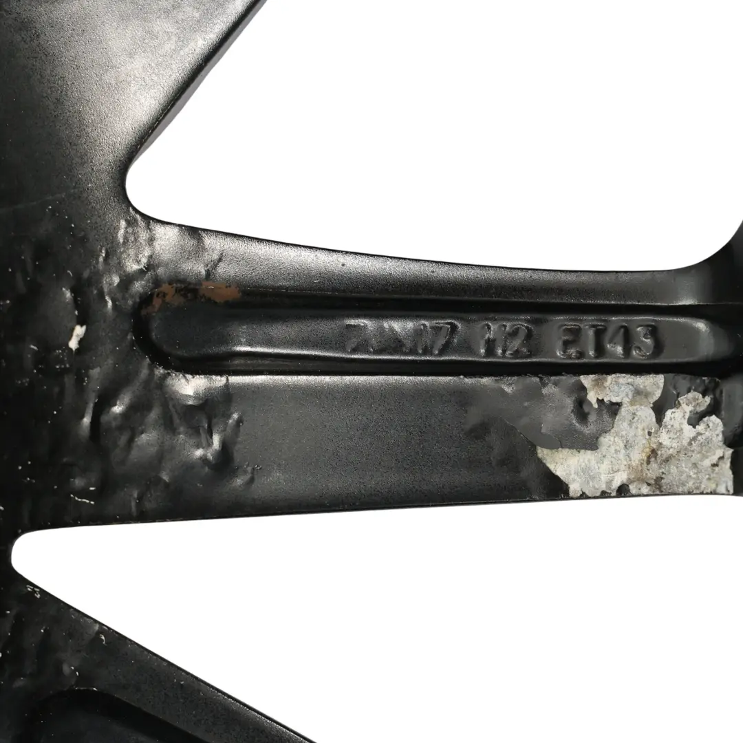 Seat Ibiza Mk4 6J Felga Aluminiowa 17" 7J ET:43 Czarna - SKU 6J0601025P-6 - Numer Części 6J0601025P