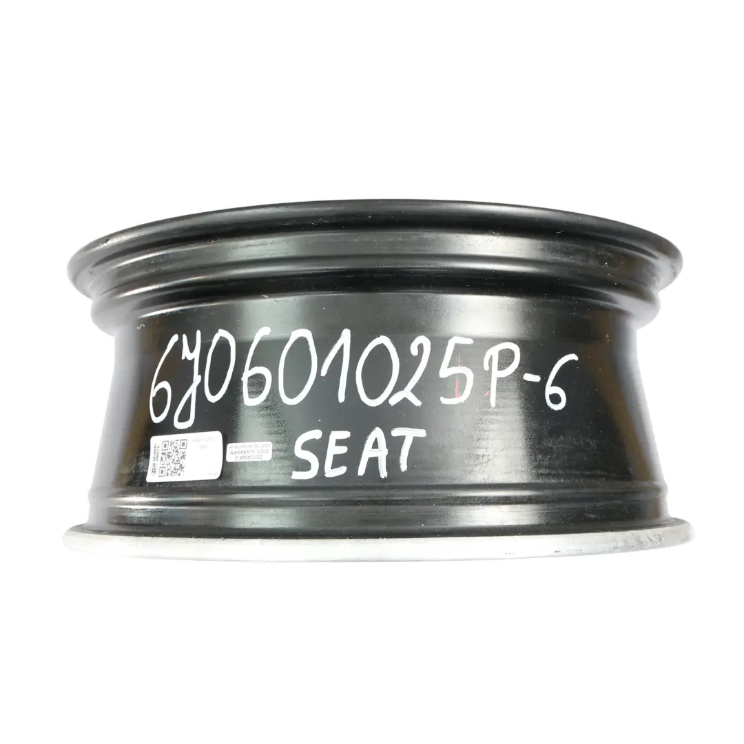 Seat Ibiza Mk4 6J Schwarz Leicht Metall Rad 17" 10 Speichen 7J ET:43 - SKU 6J0601025P-6 - Teilenummer 6J0601025P