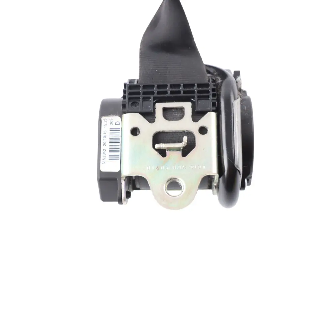Seat Ibiza 6J Seatbelt Front Right O/S Seat Upper Belt Black 3-Door - SKU 6J3857706D - Part number 6J3857706D