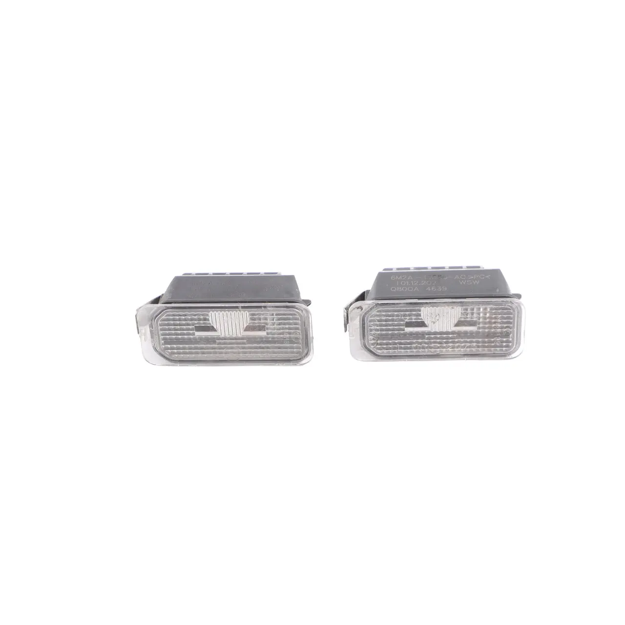 Ford Fiesta Mk7 Rear License Number Plate Light Lamp Cover Set Kit 6M2A13550AC