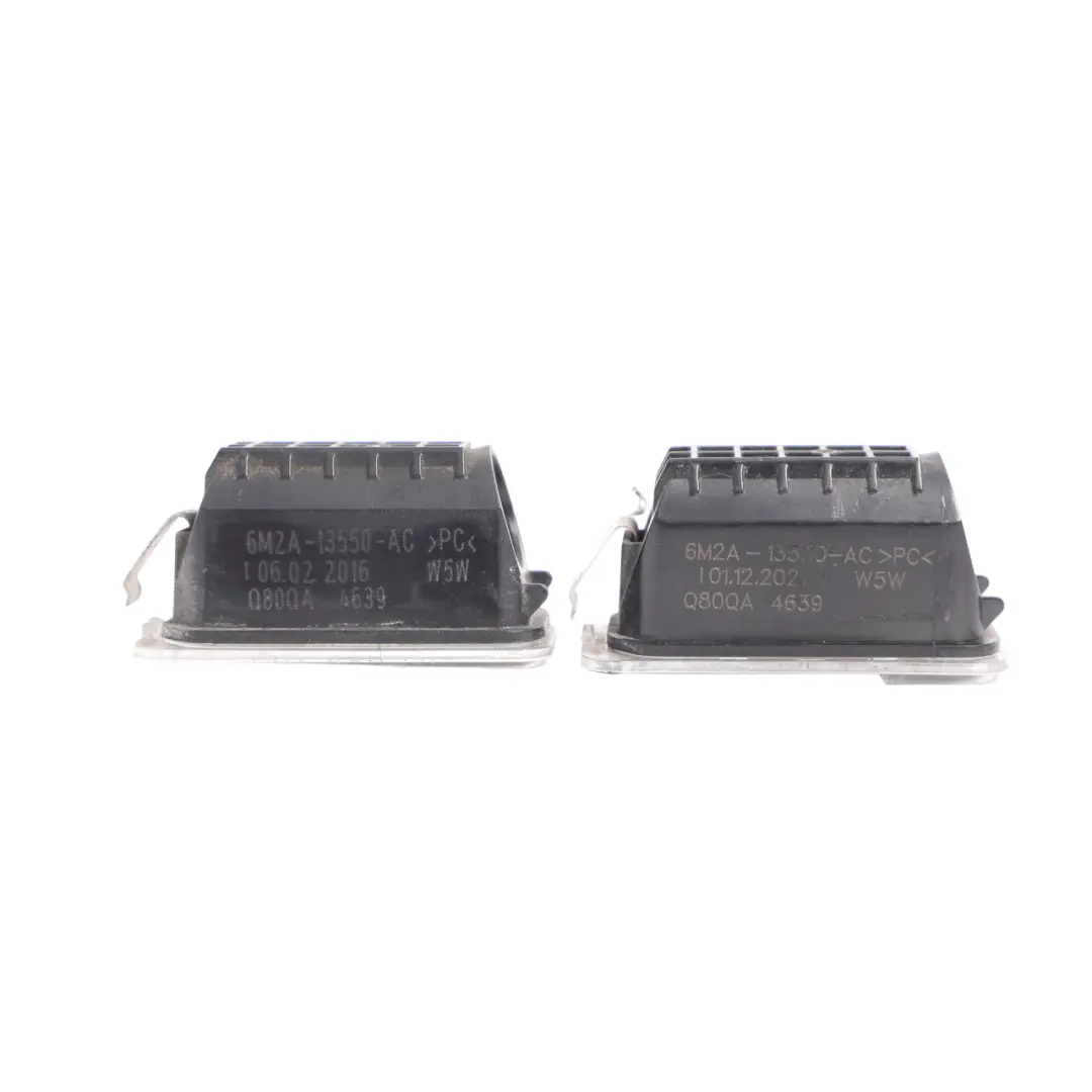 Ford Fiesta Mk7 Rear License Number Plate Light Lamp Cover Set Kit 6M2A13550AC - SKU 6M2A13550AC-1 - Part number 6M2A13550AC-1