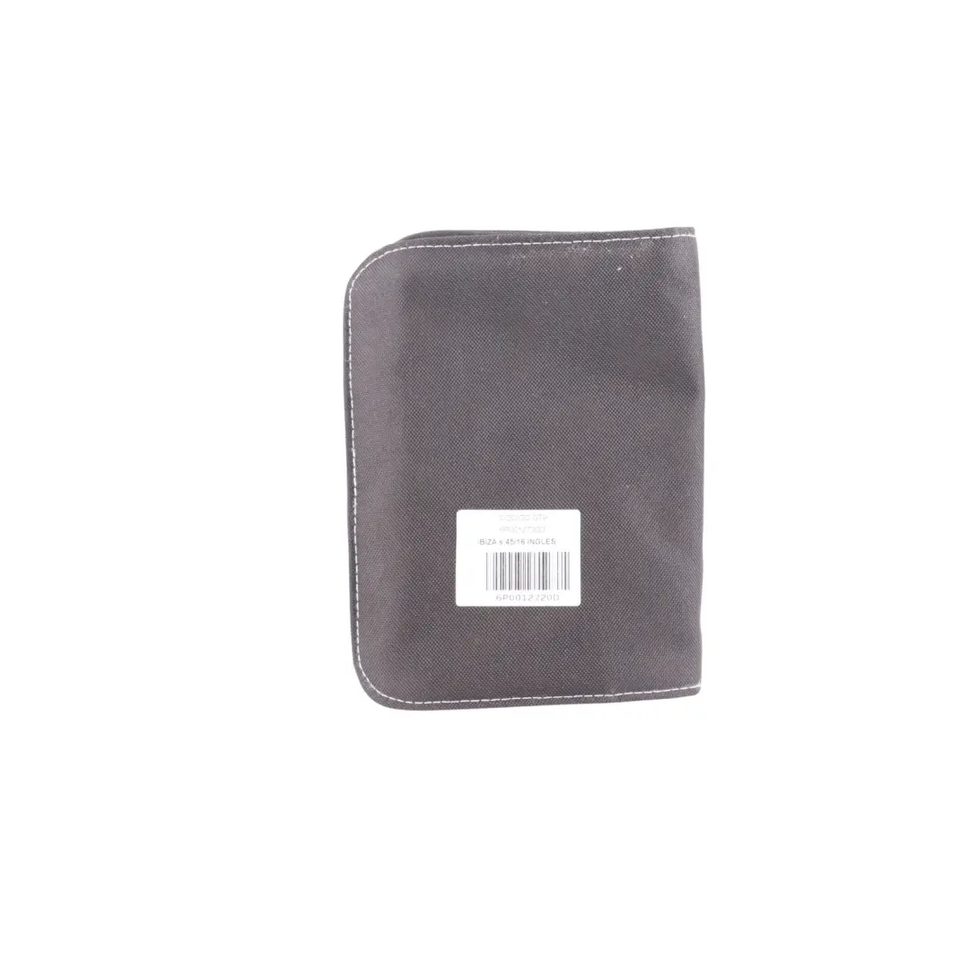 6J Owner's Manual Handbook Wallet Pouch Case to Seat Ibiza with Part number 6P0012720D Seat Ibiza 6J Owner's Manual Handbook Wallet Pouch Case - SKU 6P0012720D - Part number 6P0012720D
