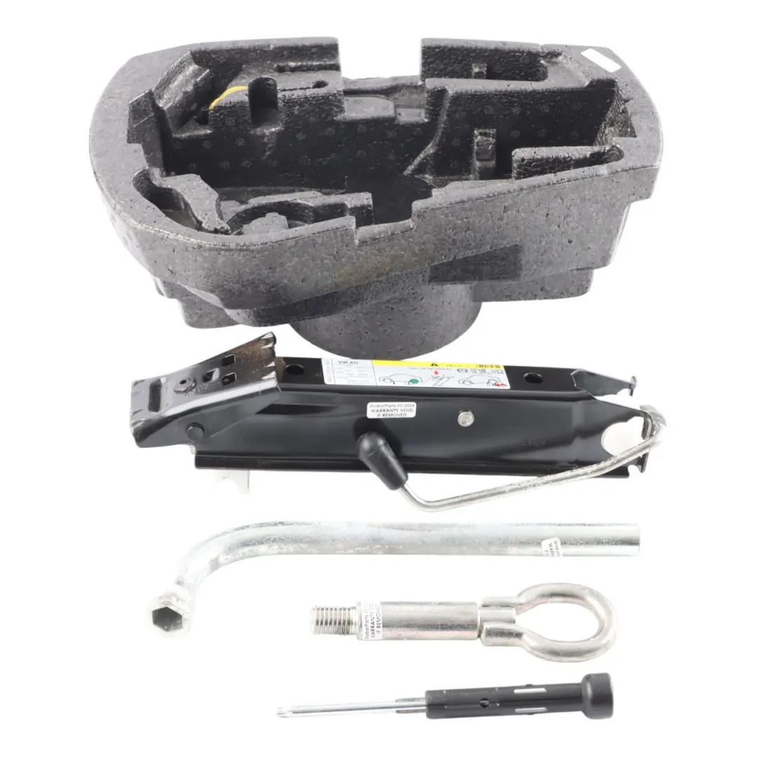 VW Polo 6R Kit Attrezzi Bagagliaio Vassoio Portaoggetti Gancio Traino 6Q0012115 - SKU 6Q0012115K-1 - Numero di parte 6Q0012115K