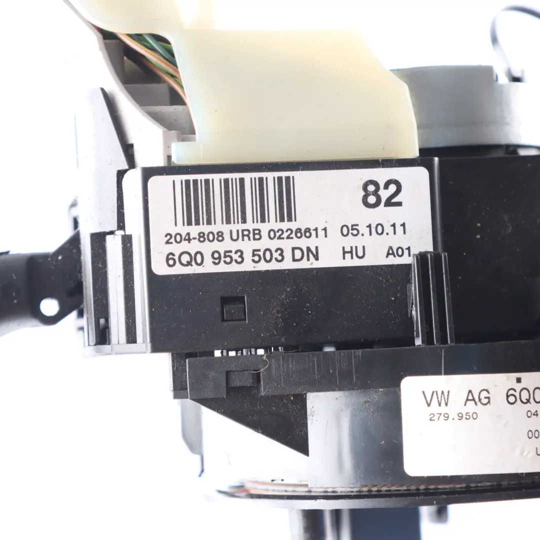 VW Volkswagen Polo 6R Steering Wheel Indicator Wiper Stalk Switch - SKU 6Q0953503DN - Part number 6Q0953503DN