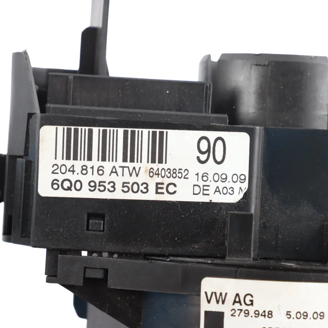Volkswagen Polo Mk5 V Steering Wheel Indicator Wiper Stalk Switch - SKU 6Q0953503EC - Part number 6Q0953503EC