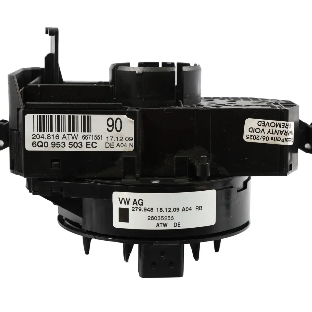 Volkswagen Polo Mk5 V Steering Wheel Indicator Wiper Stalk Switch - SKU 6Q0953503EC - Part number 6Q0953503EC