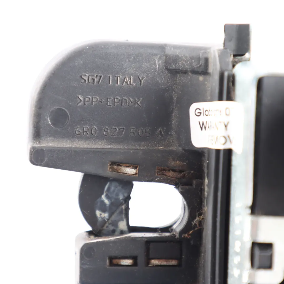 VW Volkswagen Polo 6R Rear Tailgate Lock Boot Trunk Latch Mechanism - SKU 6R0827505A - Part number 6R0827505A