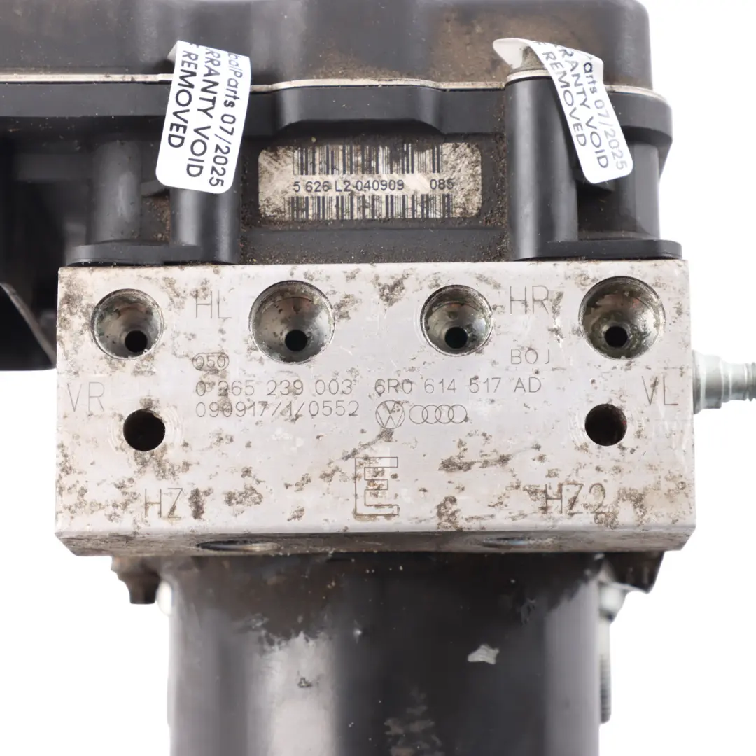 Brake Pump ABS Module Hydraulic 6R0614517AD to VW Volkswagen Polo 6R with Part number 6R0907379AD VW Volkswagen Polo 6R Brake Pump ABS Module Hydraulic 6R0614517AD - SKU 6R0907379AD - Part number 6R0907379AD