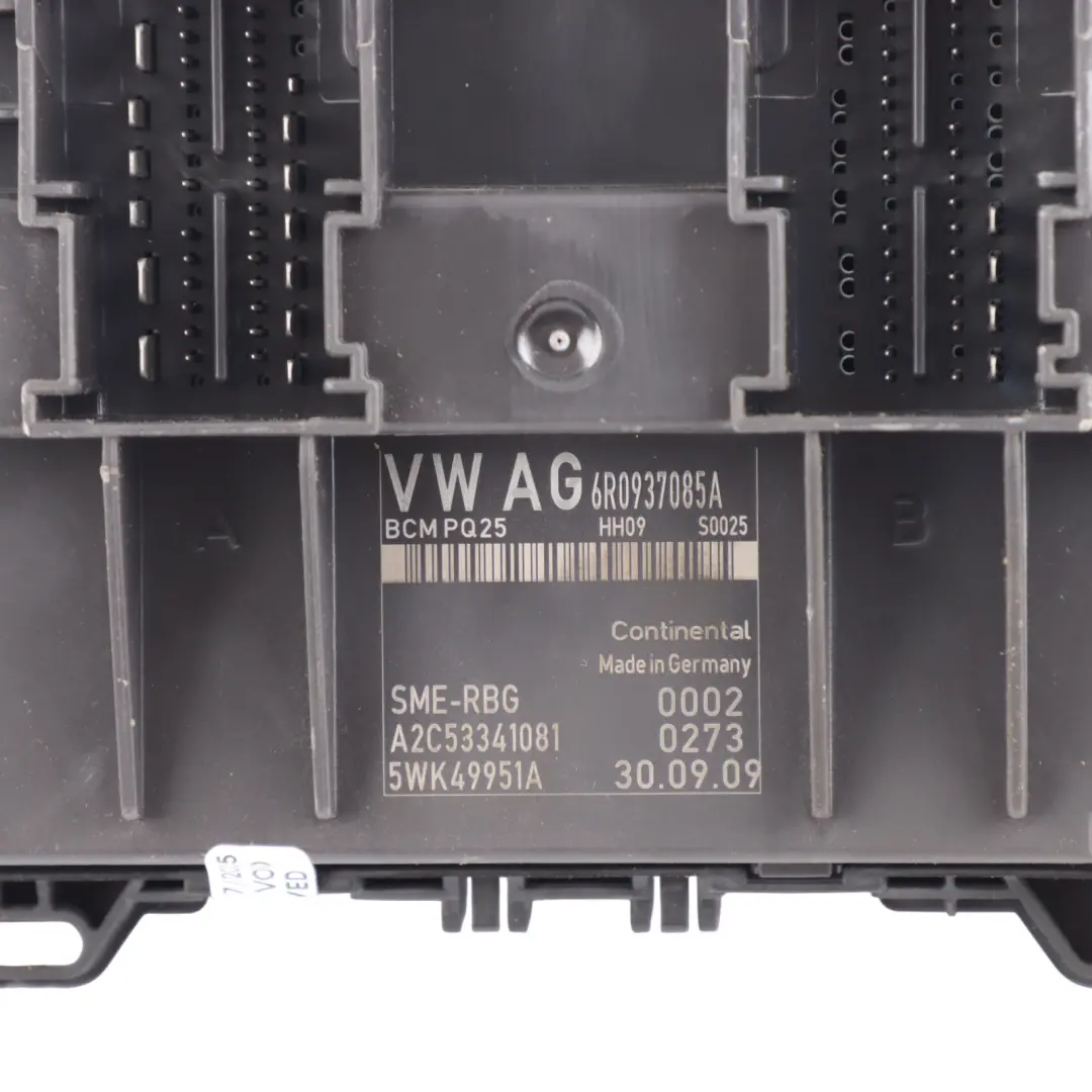Volkswagen Polo Mk5 V 6R Body Control Module BCM Unit - SKU 6R0937085A - Part number 6R0937085A