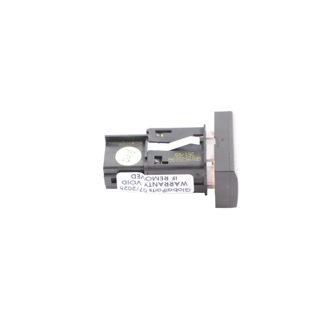 VW Volkswagen Polo 6R Hazard Warning Light Switch Button Panel - SKU 6R0953509A - Part number 6R0953509A