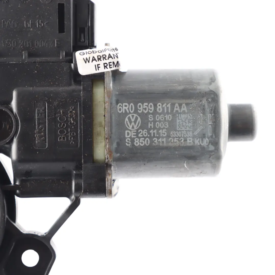 Volkswagen VW Polo Mk5 6R Motore Alzacristalli Posteriore Sinistro 6R0959811N - SKU 6R0959811AA - Numero di parte 6R0959811AA