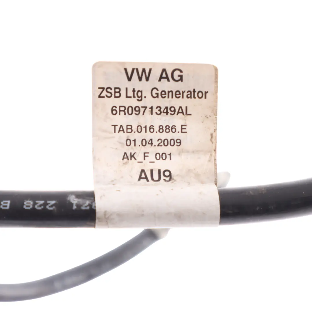 VW Polo 6R Battery Cable Positive Alternator Starter Wiring B+ - SKU 6R0971349AL - Part number 6R0971349AL