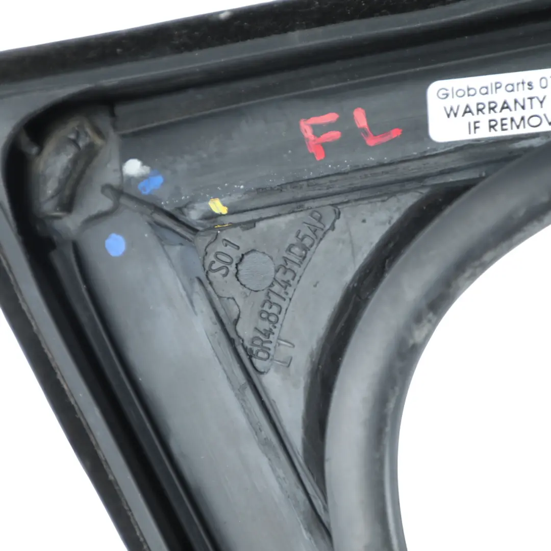 Junta Guía Ventana Puerta Delantera Izquierda para Volkswagen Polo 6R con número de pieza 6R4837431C Volkswagen Polo 6R Junta Guía Ventana Puerta Delantera Izquierda - SKU 6R4837431C - Número de pieza 6R4837431C