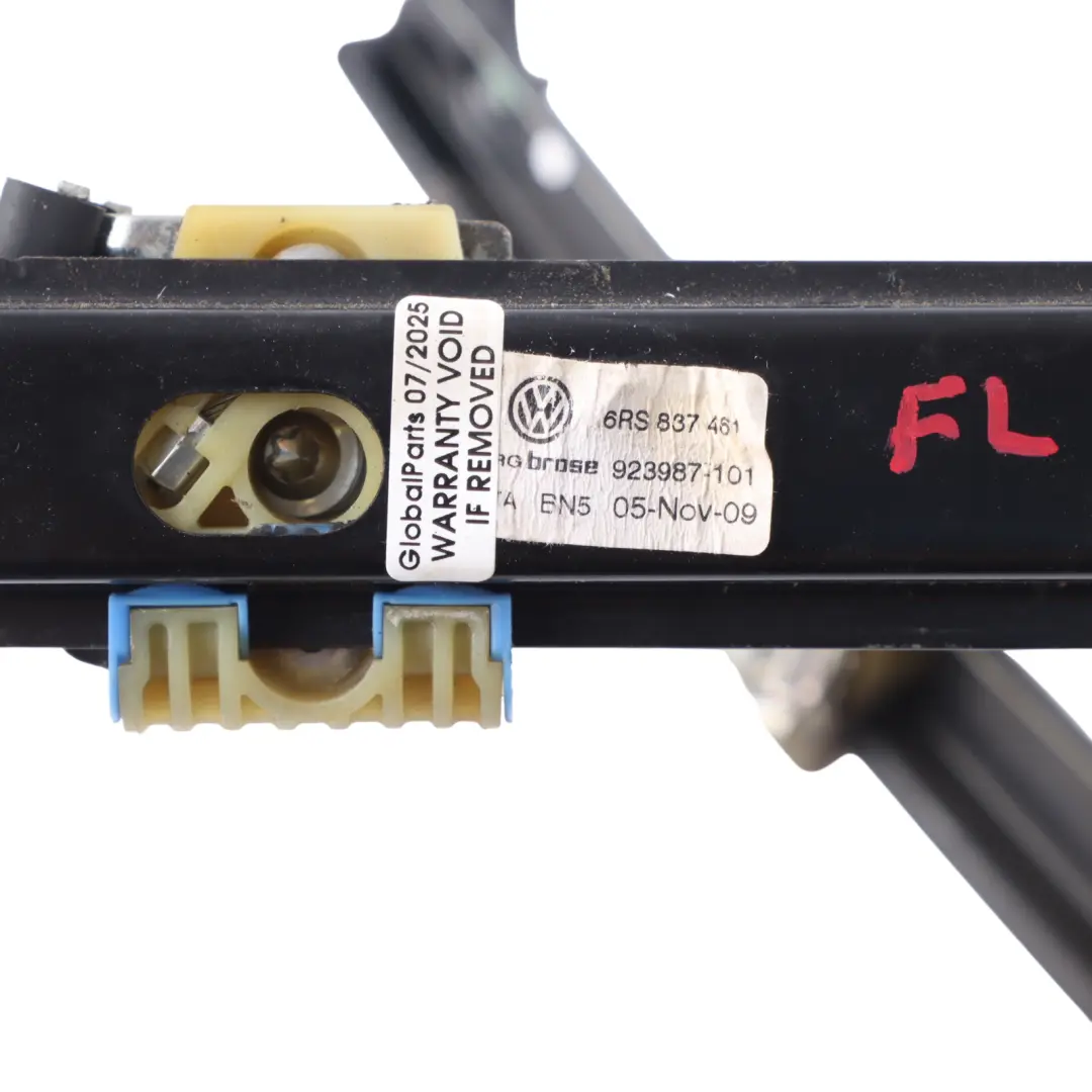 Volkswagen Polo 6R 5D Mechanizm Podnoszenia Przedniej Szyby Lewy - SKU 6R4837461D - Numer Części 6R4837461D