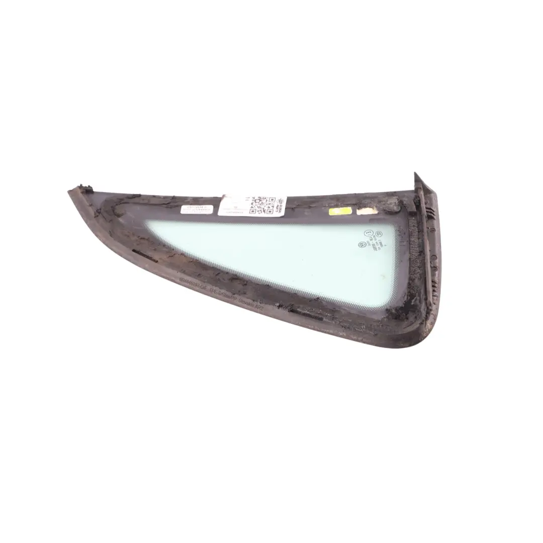 Volkswagen Polo 6R Window Glass Rear Left N/S Quarter AS2 Green - SKU 6R4845297F - Part number 6R4845297F
